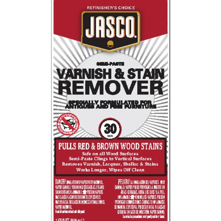 Jasco Varnish & Stain Paint and Varnish Remover 1 qt.