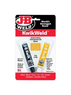 J-B Weld Kwik Weld High Strength Solid Automotive Adhesive 1 oz. (Pack of 6)