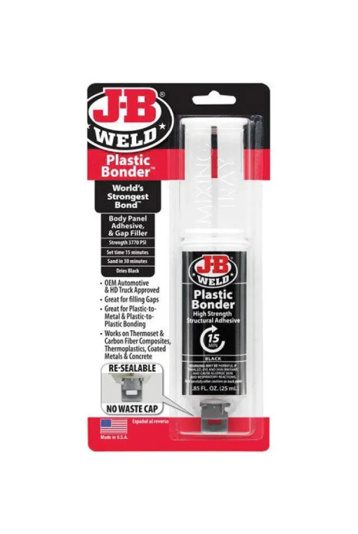 J-B Weld PlasticBonder High Strength Plastic Bonder Paste 0.85 oz