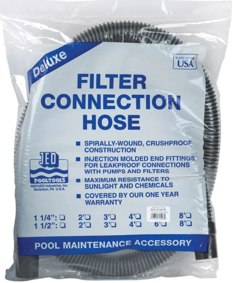 JED Filter Connection Hose 1-1/4 in. H x 72 in. L