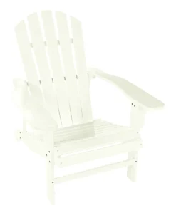 Jennings Jennings White Wood Adirondack Chair