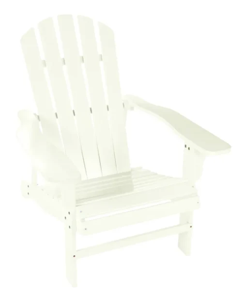 Jennings Jennings White Wood Adirondack Chair