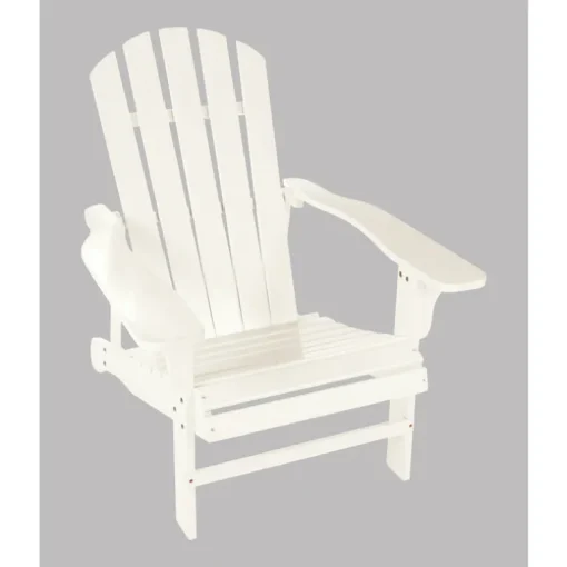 Jennings Jennings White Wood Adirondack Chair