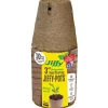 Jiffy 3 in. H Seed Starting Peat Pot 10 pk