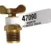 JMF Company 1/4 in. Brass Needle Drain Valve