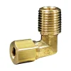 JMF Company 7/8 in. Compression X 3/4 in. D MPT Brass 90 Degree Street Elbow