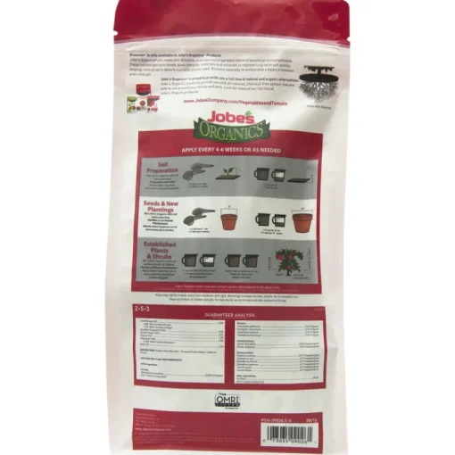 Jobes Biozome Organic Vegetable & Tomato Granular Fertilizer Plant Food 4 lbs.