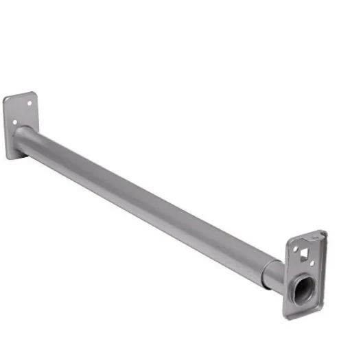 John Sterling Pro 48 in. L X 1 in. D Adjustable Platinum Steel Closet Rod
