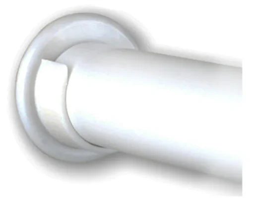 John Sterling Pro 1-3/8 in. L x 1-3/8 in. Dia. White Plastic Rod Socket (Pack of 25)