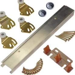 Johnson Hardware 2200 Aluminum By-Pass Door Hardware Set