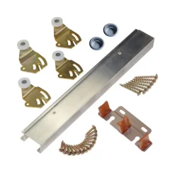 Johnson Hardware 2200 Aluminum By-Pass Door Hardware Set