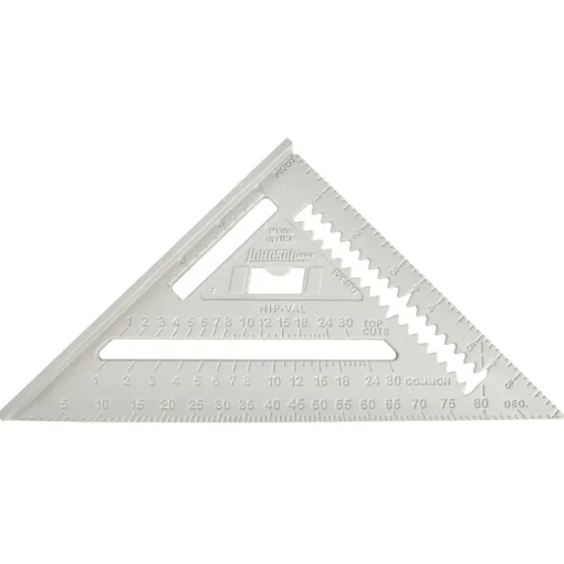 Johnson Johnny Square 7 in. L Aluminum Professional Rafter Square