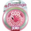 Joie Flamingo Pink/Silver Plastic/Stainless Steel Mesh Sink Strainer for All Drains