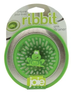 Joie Ribbit Frog Green Plastic/Stainless Steel Sink Strainer