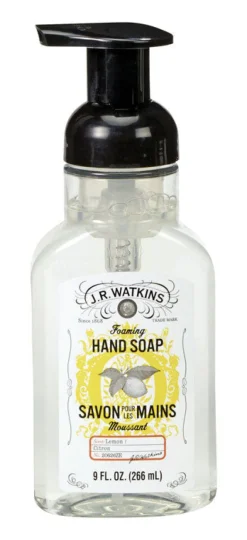 J.R. Watkins Lemon Scent Foam Hand Soap 9 (Pack of 6)