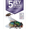 JT Eaton Stick-A-Fly Fly Trap 5 pk (Pack of 24)
