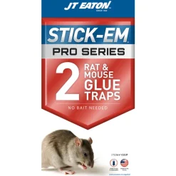 JT Eaton Stick-Em Glue Trap For Rodents (Pack of 12)