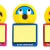 Kaomoji Emoji Magnetic Sticky Notes 1 pk