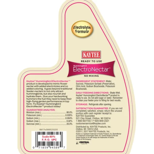 Kaytee Hummingbird ElectroNectar, 64 oz.