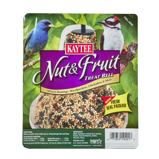 Kaytee Nut & Fruit Songbird Millet Seed Bell 15 oz