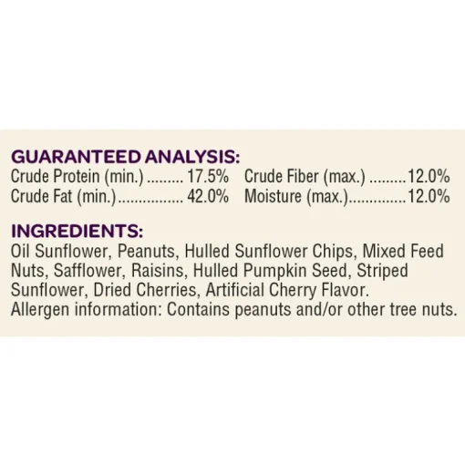 Kaytee Nut & Fruit Songbird Millet Seed Bell 15 oz