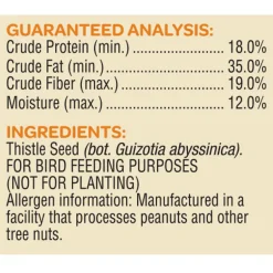 Kaytee Nyjer Songbird Nyjer Seed Wild Bird Food 4.65 lb