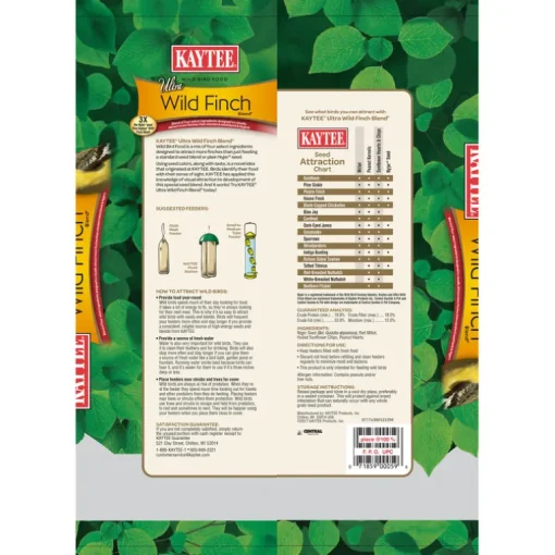 Kaytee Ultra Wild Finch Blend Wild Bird/Poultry Nyjer Seed Wild Bird Food 5 lb