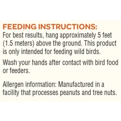 Kaytee Wild Finch Treat Bar Songbird Hulled Sunflower Seed Energy Treat Bar 14.5 oz