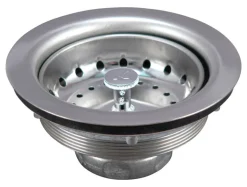 Keeney 3 1/2 in. Chrome Stainless Steel Sink Strainer