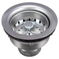 Keeney 3 1/2 in. Chrome Stainless Steel Sink Strainer