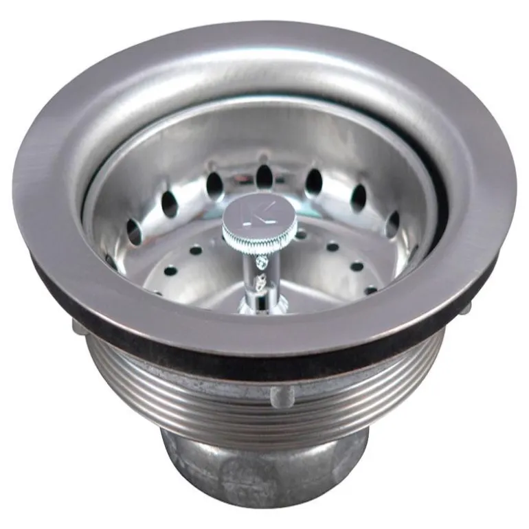 Keeney 3 1/2 in. Chrome Stainless Steel Sink Strainer