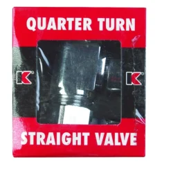 Keeney 5/8 in. Compression in. X 3/8 in. Compression Brass Straight Valve