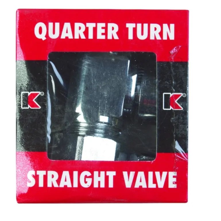 Keeney 5/8 in. Compression in. X 3/8 in. Compression Brass Straight Valve