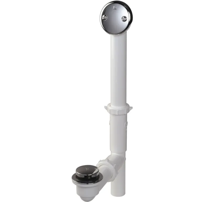 Keeney 1-1/2 in. D Chrome Plastic Bath Drain