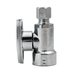 Keeney 1/2 in. FIP in. X 1/4 in. Compression Brass Straight Valve
