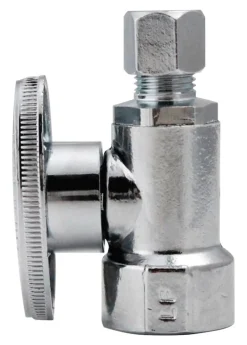 Keeney 1/2 in. FIP in. X 1/4 in. Compression Brass Straight Valve