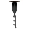 Keeney 1.25 in. White Stainless Steel Pop Up Stopper
