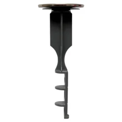 Keeney 1.25 in. White Stainless Steel Pop Up Stopper