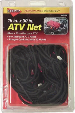 Keeper Black Cargo Net 30 in. L X 15 in. 25 lb 1 pk