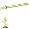Kenney Brass Brass Curtain Rod 28 in. L X 48 in. L