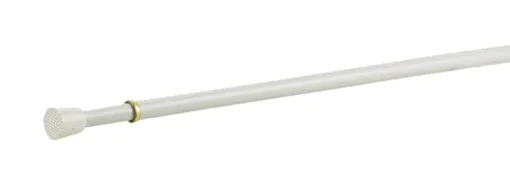 Kenney Enamel White Tension Rod 28 in. L X 48 in. L