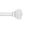 Kenney Fast Fit Nickel Silver Jayden Curtain Rod 42 in. L X 120 in. L