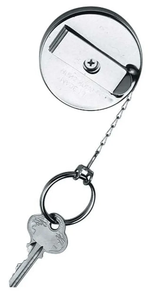 KEY CHAIN RETRCT CRM/MTL