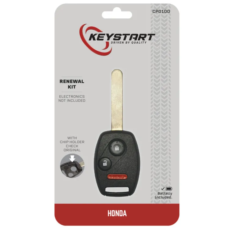 KeyStart Renewal KitAdvanced Remote Automotive Replacement Key CP010 Double For Honda