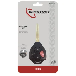 KeyStart Renewal KitAdvanced Remote Automotive Replacement Key CP023 Double For Toyota