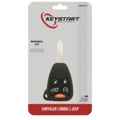 KeyStart Renewal KitAdvanced Remote Automotive Replacement Key CP008 Double For GM