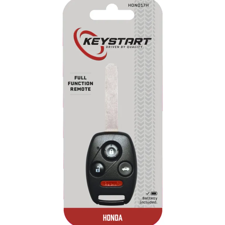 KeyStart Renewal KitAdvanced Remote Automotive Replacement Key HON017H Double For Honda