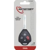 KeyStart Renewal KitAdvanced Remote Automotive Replacement Key TOY052H Double For Toyota