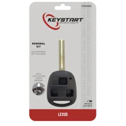 KeyStart Self Programmable Remote Automotive FOB Key Blank CP029 Double For Lexus