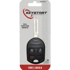 KeyStart Self Programmable Remote Automotive FOB Key Blank FRD081 Double For Ford